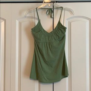 Size small green halter top.